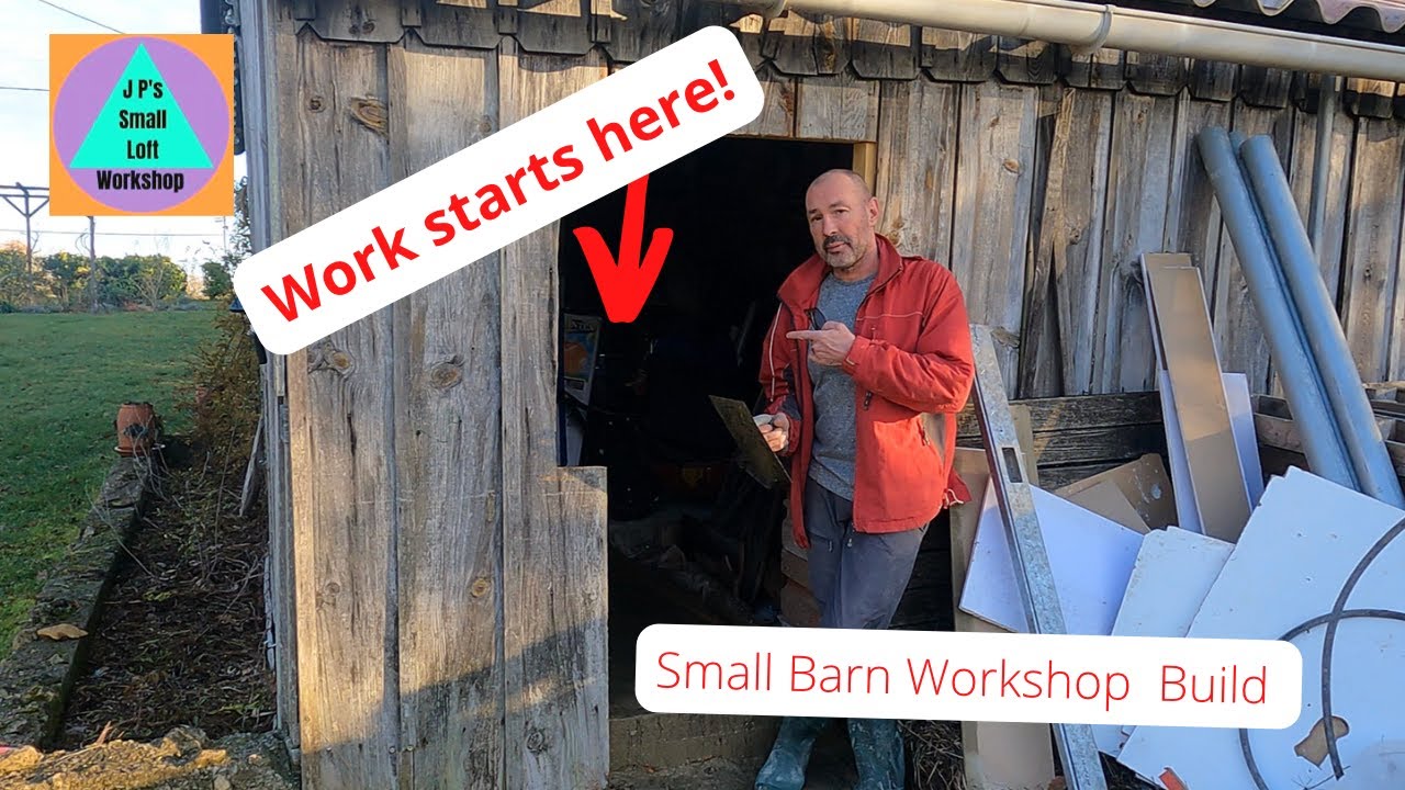 Building My Dream Workshop in France starts here…..
