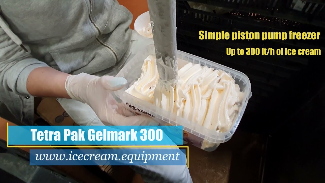 USED TETRA PAK HOYER GELMARK 300 ICE CREAM CONTINUOUS FREEZER