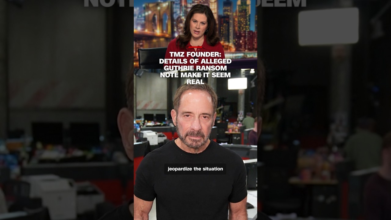 TMZ founder: Details of alleged Guthrie ransom note make it seem real
