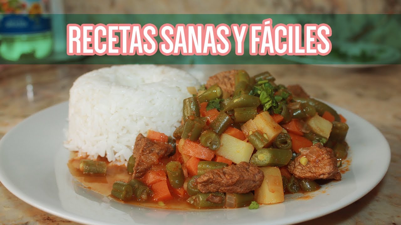 Guiso de vainitas. Rápido, fácil y saludable. Nivel principiante