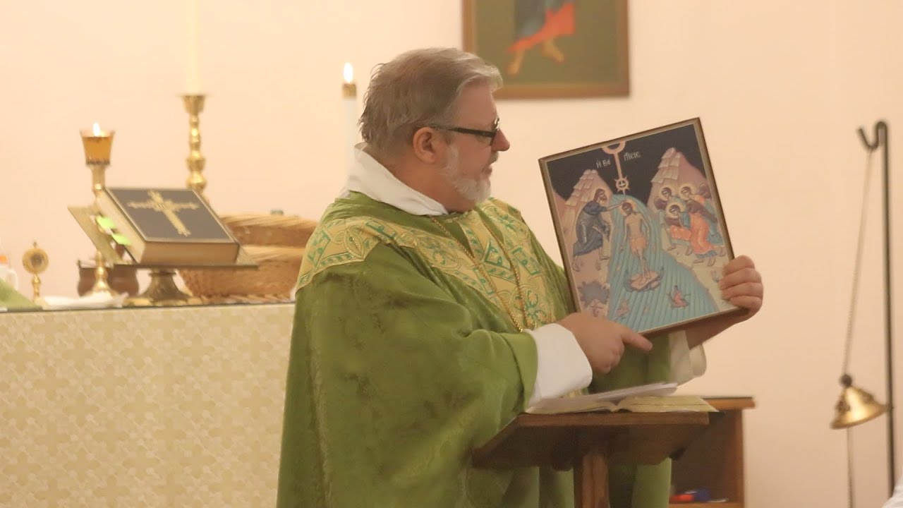 Icon of Christ's Baptism Explained