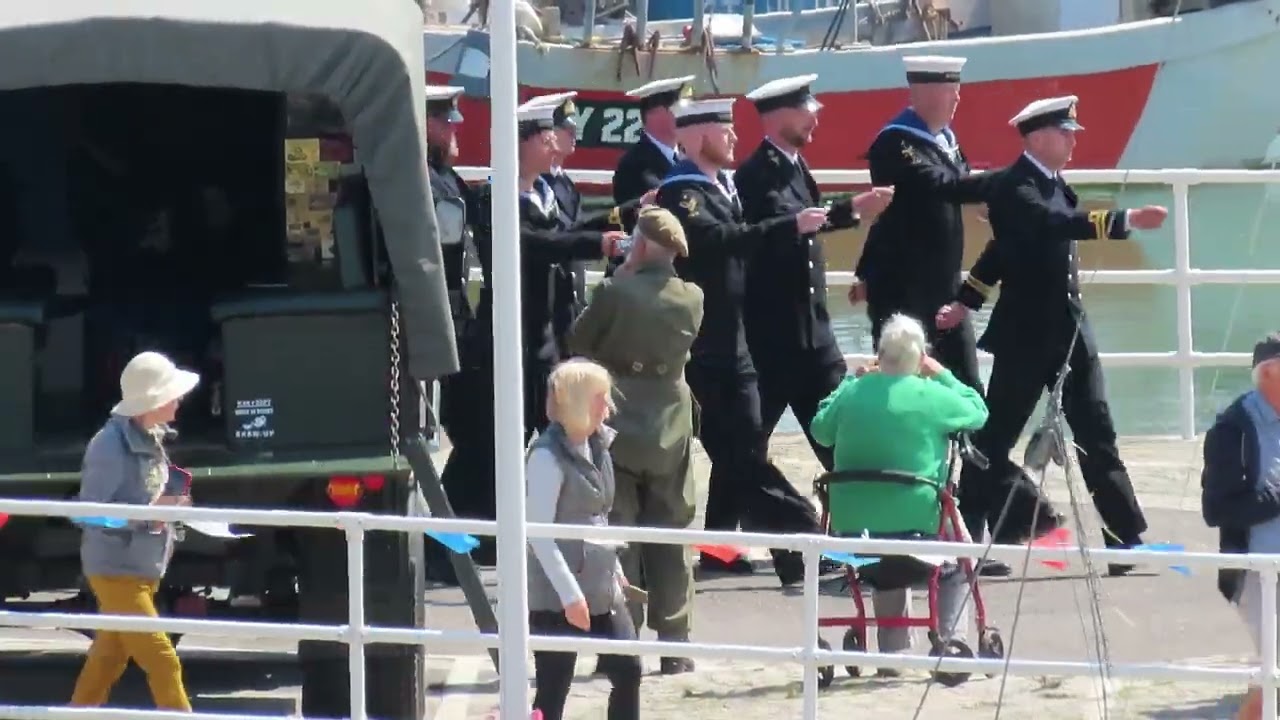 Dunkirk 85th Anniversary parade - Ramsgate Harbour, 20th May 2025