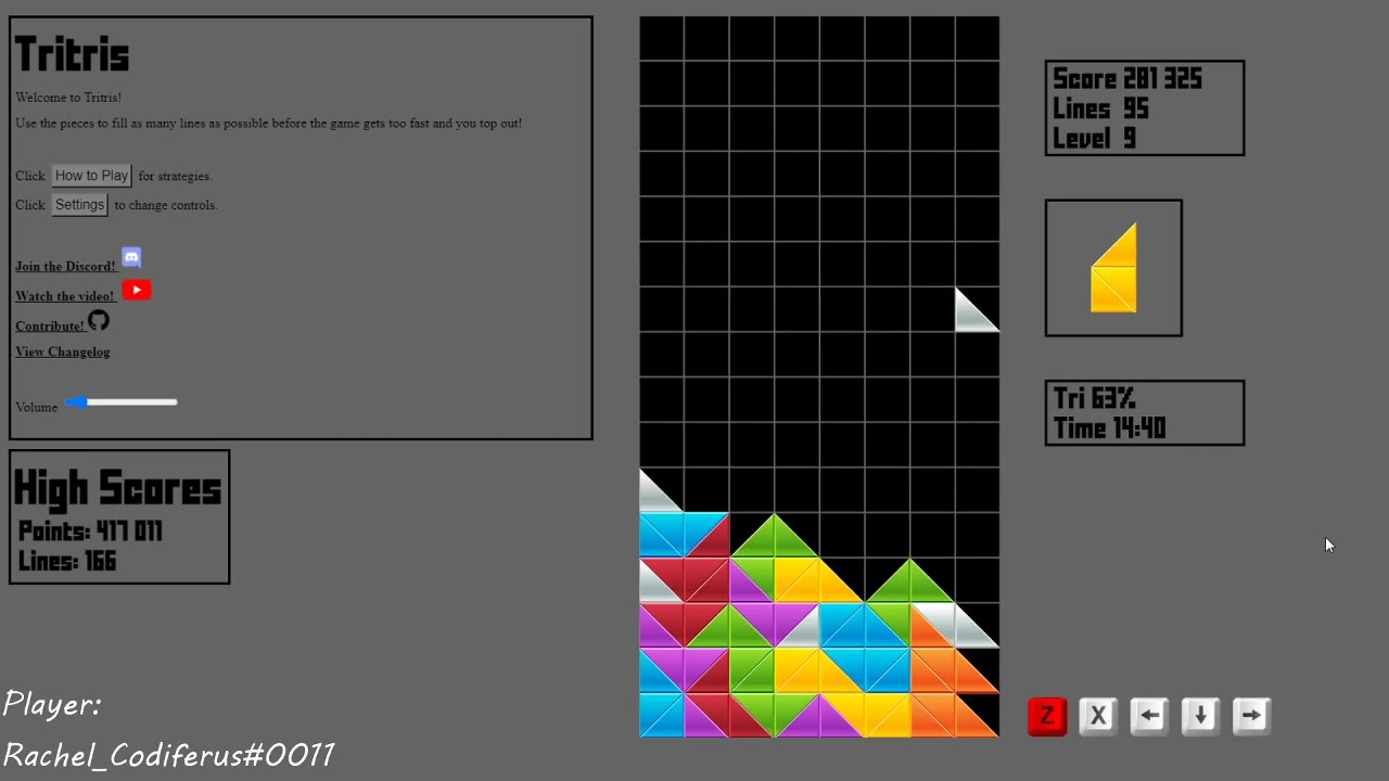 Tritris Score PB: 484,941