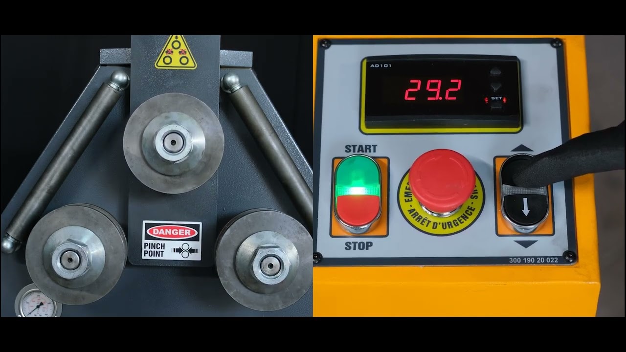TUBEND - HPK 50 / 3 Rolls Hydraulic Section and Pipe Bending Machine