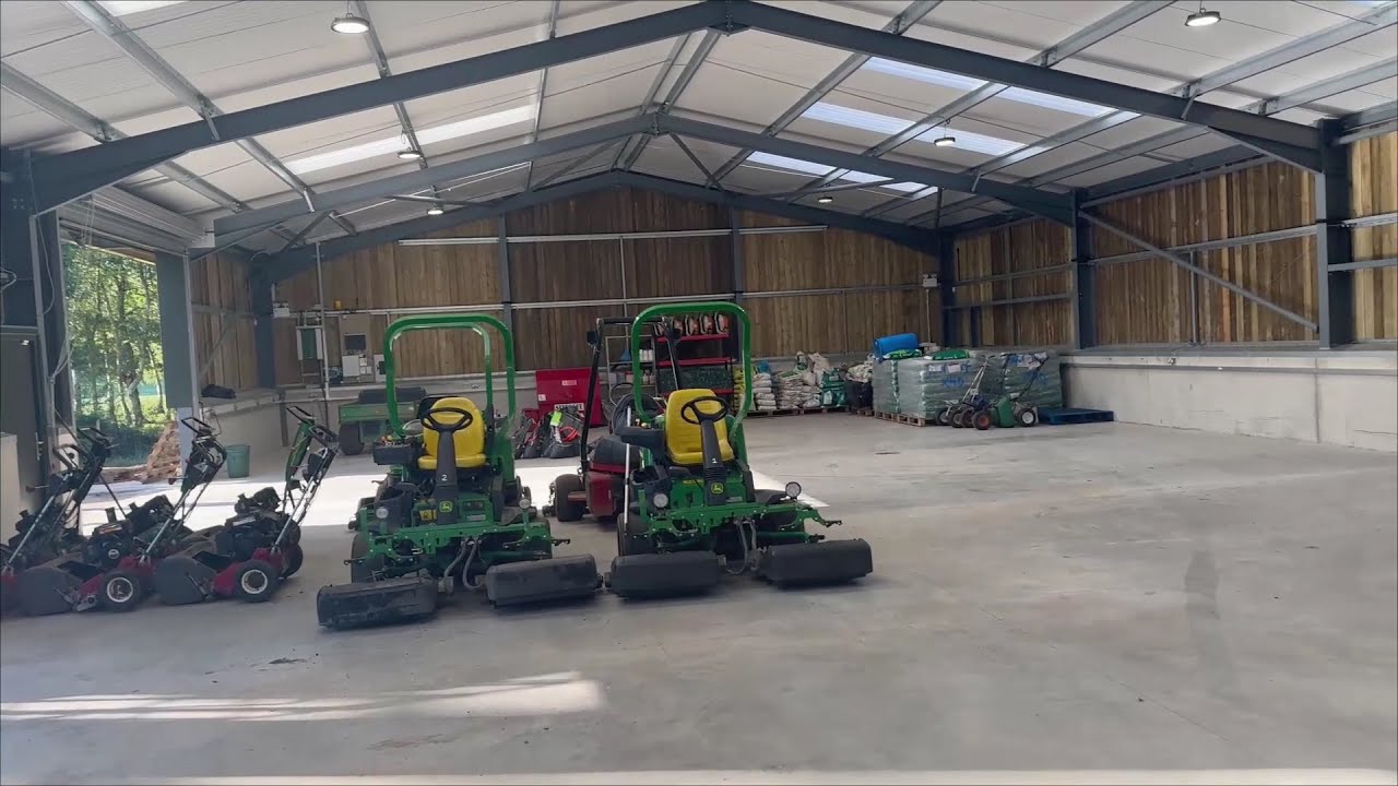 Completion of the New Greenkeepers Shed 2024