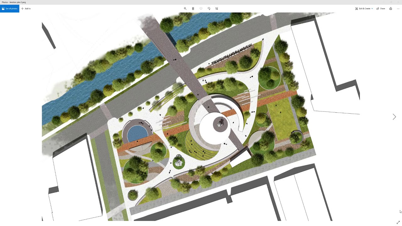 Adding Texture to a Site Plan - Photoshop Tutorial