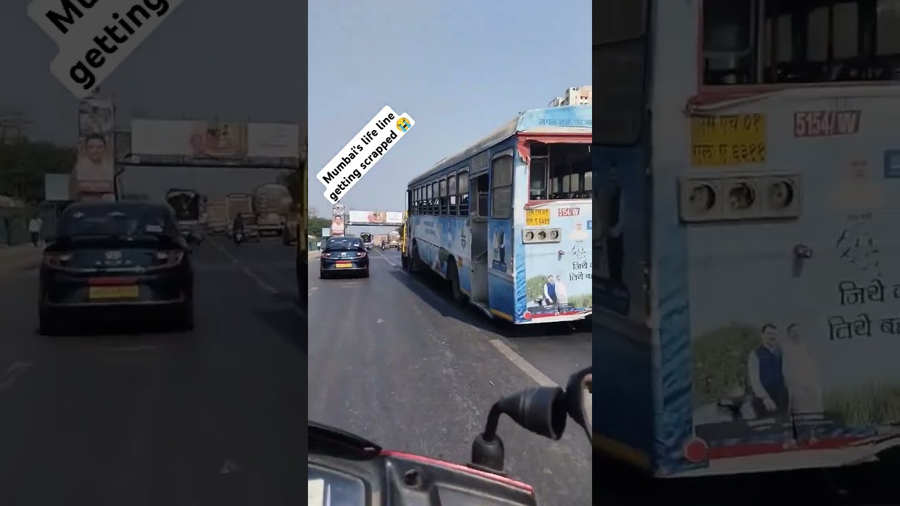 Old best buses now getting discontinued 😞 #mumbainews #bestbus #lifeline #mumbaicentral