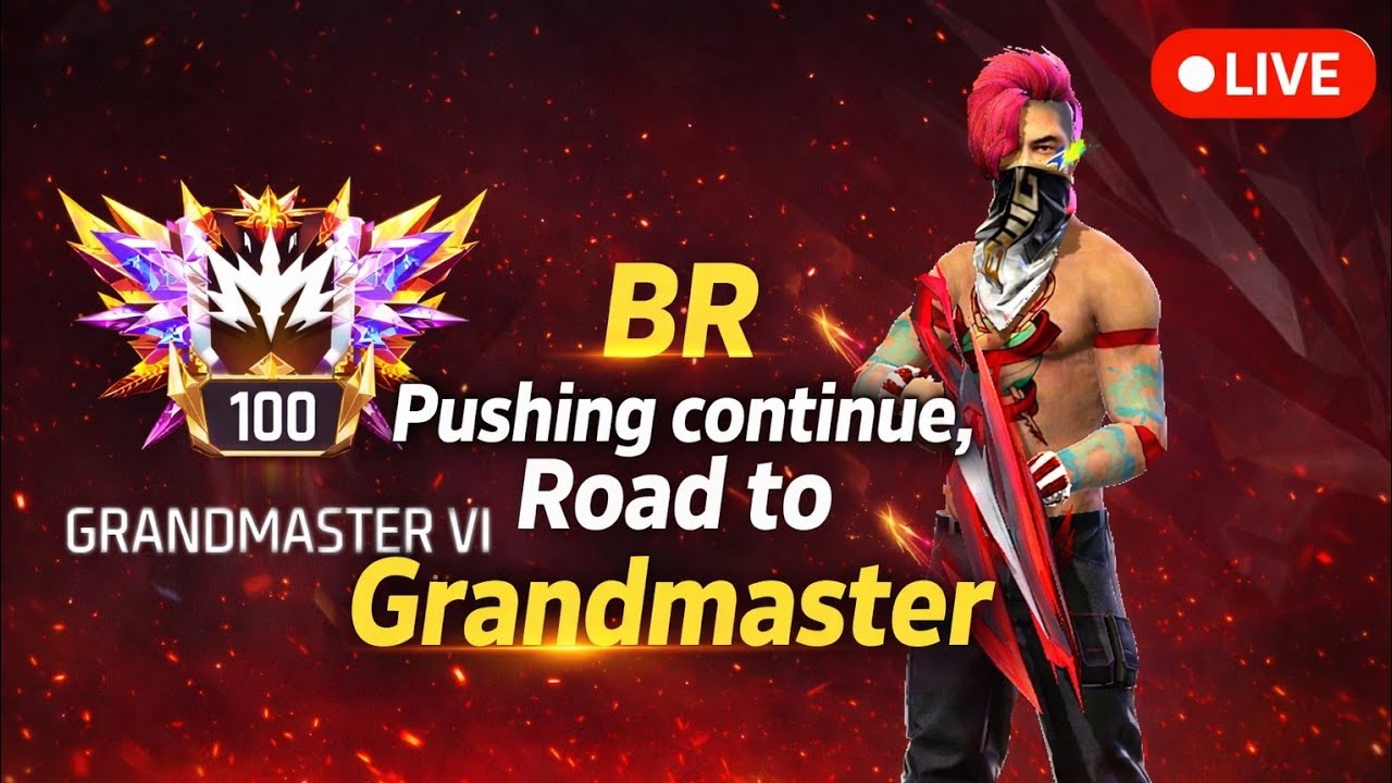 US Gaming  is live!🔴 LIVE BR Rank Push – Road to Grandmaster | Free Fire
