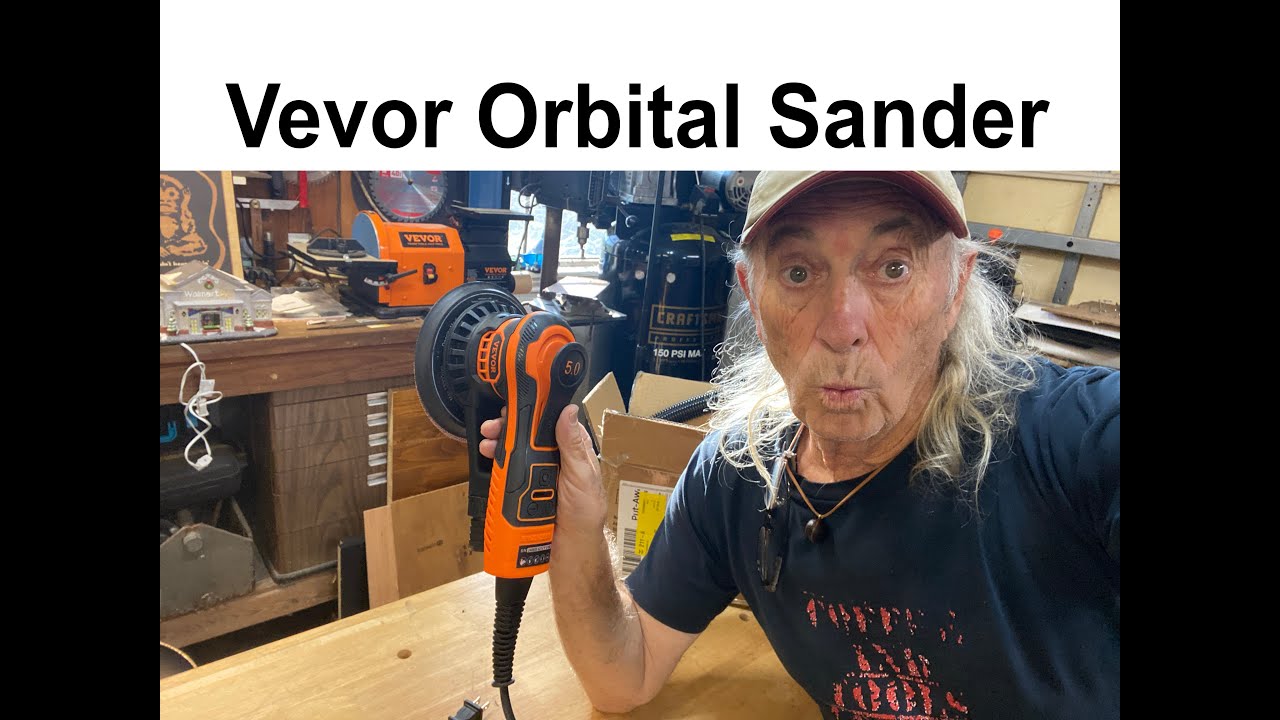 Vevor orbital sander, new prize for viewers to win.  Ep 495 Coffee and tools