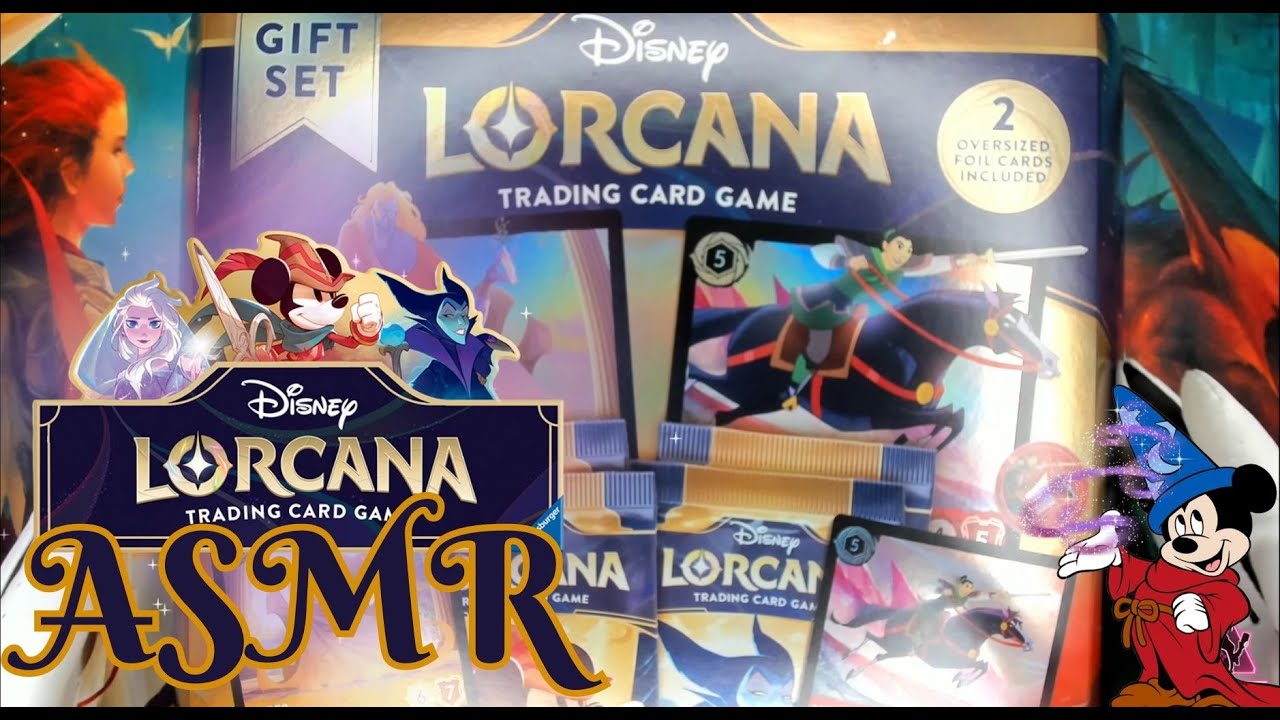 #ASMR | Disney Lorcana: The First Chapter Gift Set 🪄