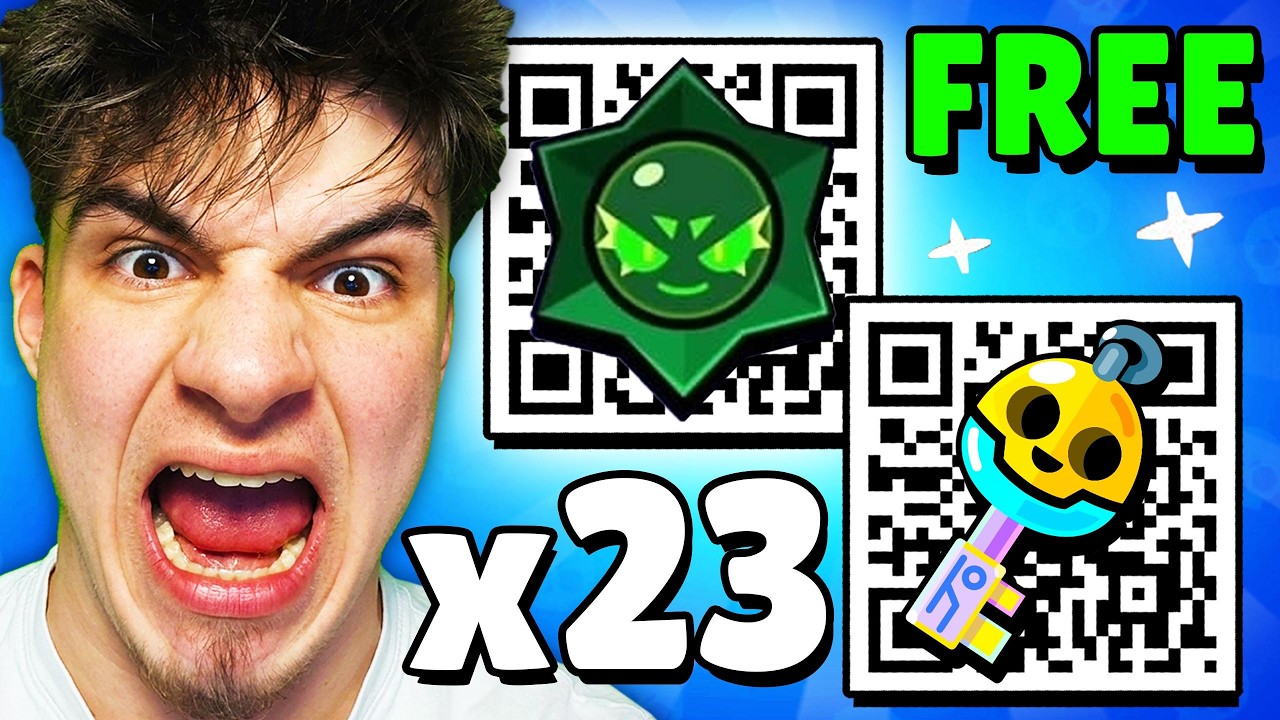 ALL 23 WORKING QR CODES IN BRAWL STARS!