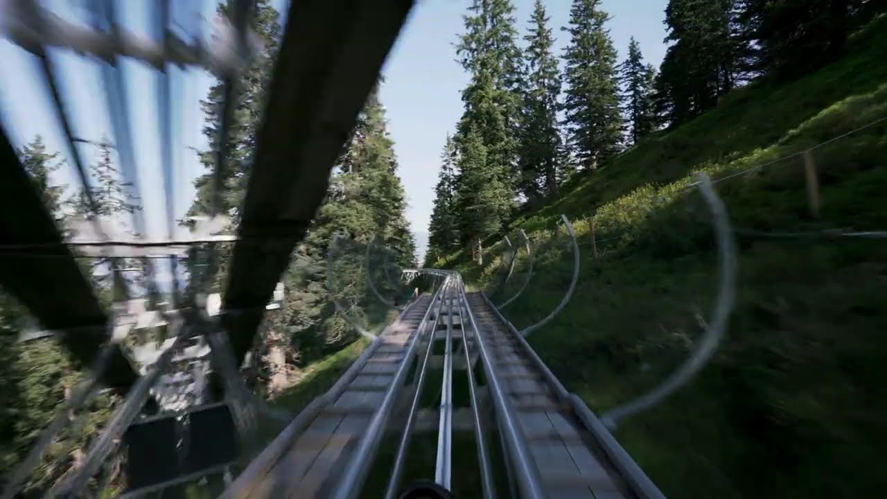 (4K) POV Roller Coaster Ride | Optokinetic Training for Concussion, Dizziness, Motion Sensitivity