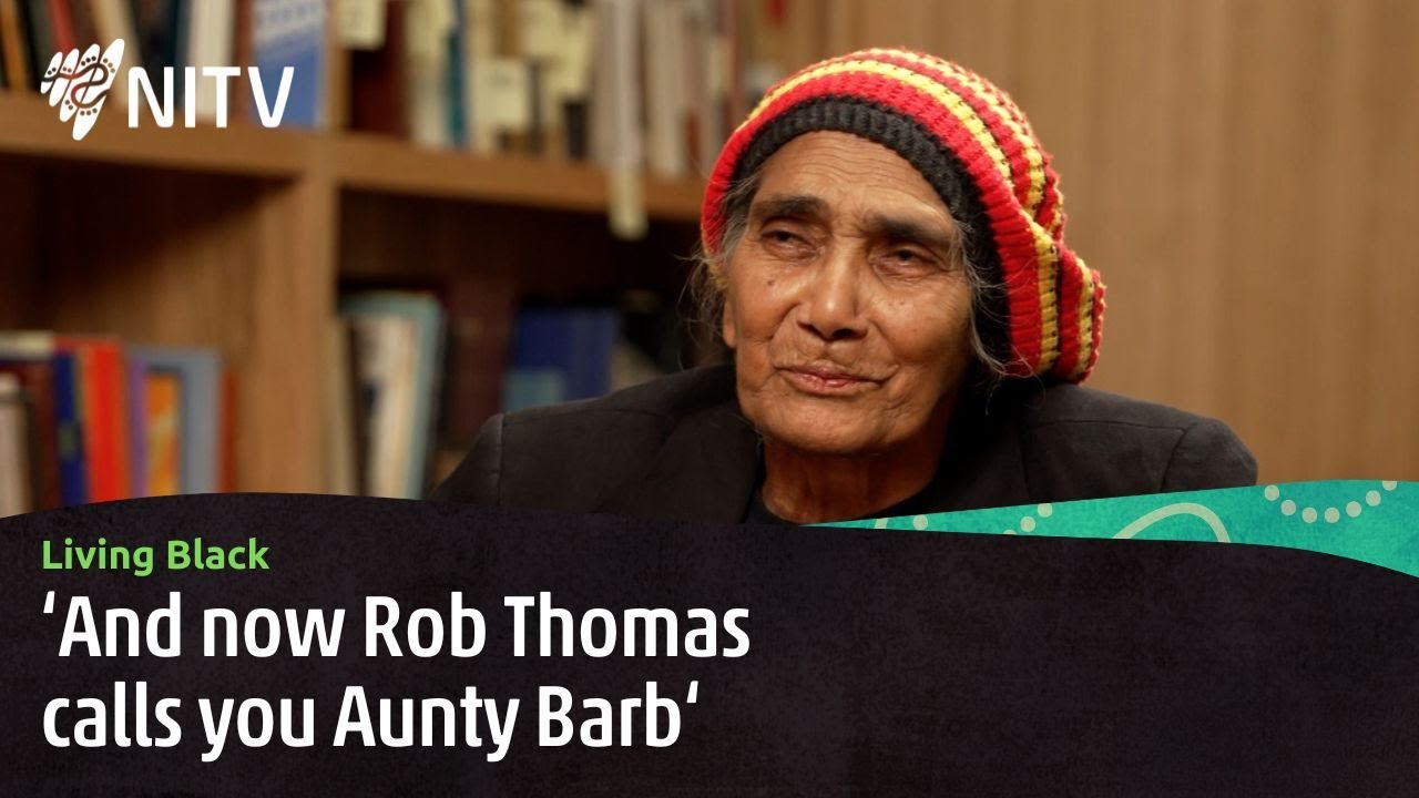 Aunty Barb befriends Rob Thomas after schooling him on our mob | Living Black | NITV