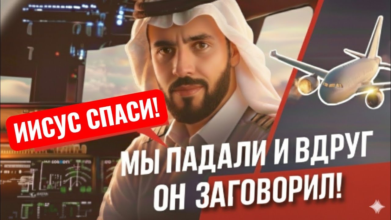 🔥 Пилот из Саудовской Аравии призвал Иисуса — и случилось чудо
