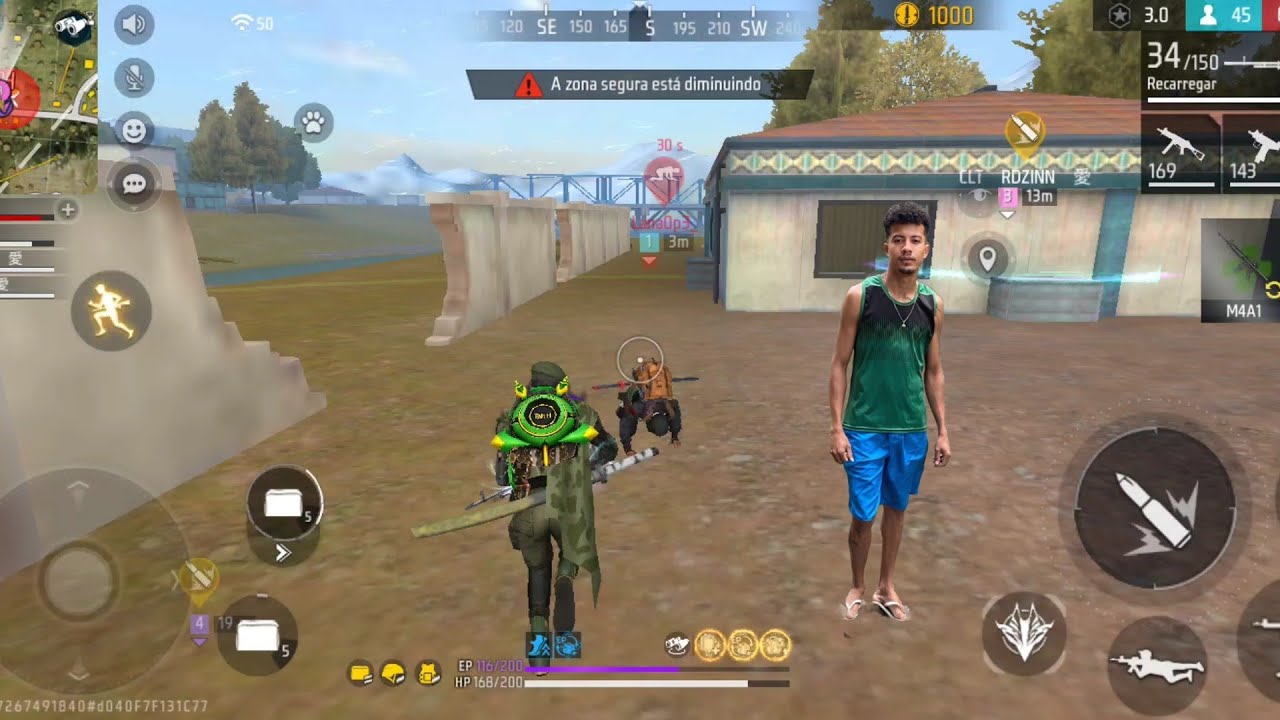 Ff com amigos / bora /povo