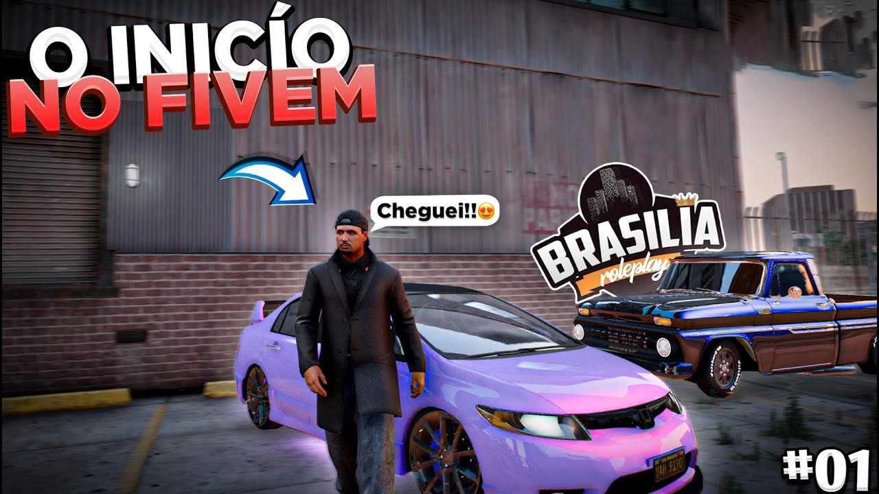 O inicio no servidor BRASILIA RP - FIVEM #01