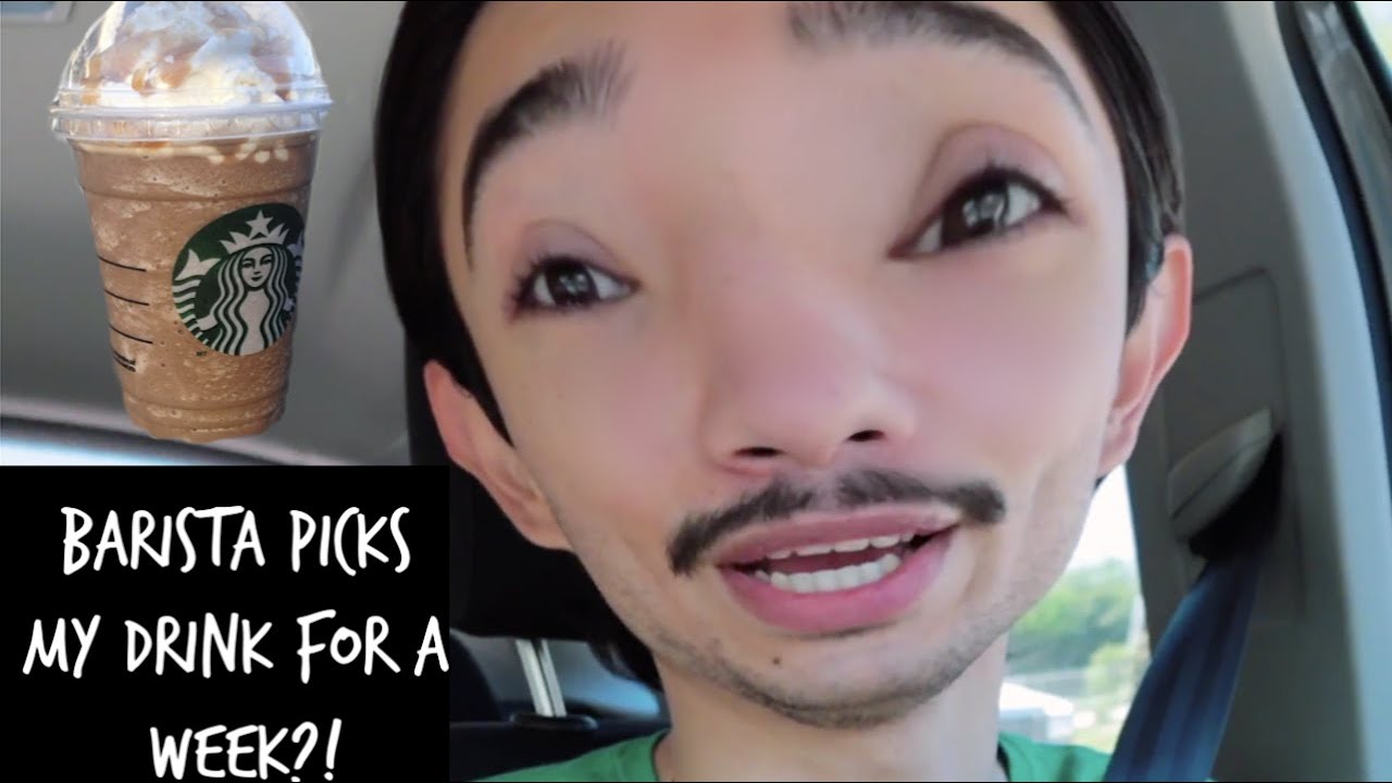 Starbucks Barista Picks My Drink For A WEEK!?