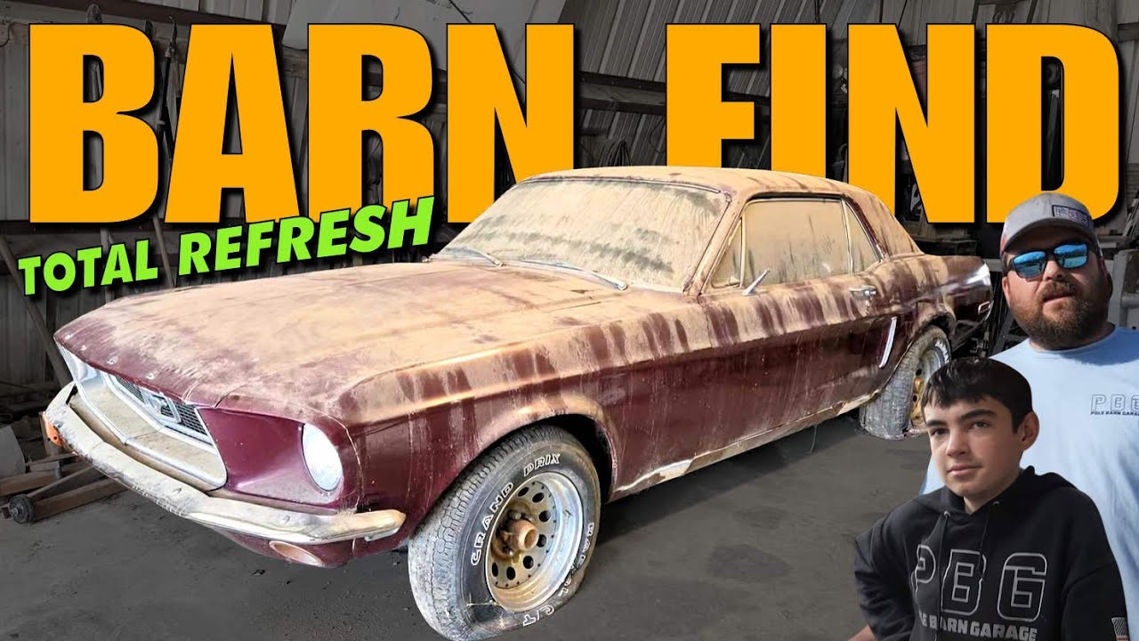 BARN FIND 1968 Mustang Revival - From Rusty Relic, To Backroad Beater!