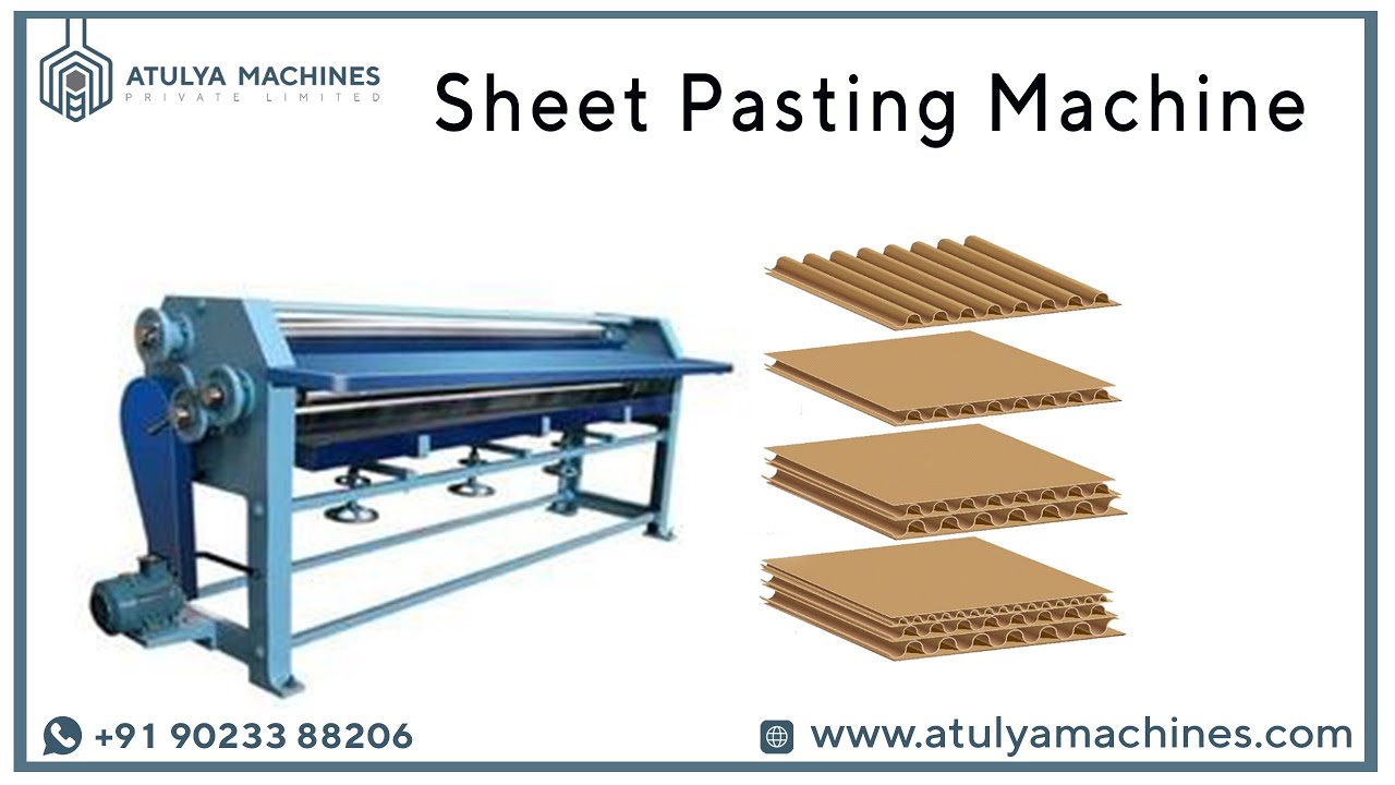SHEET PASTING MACHINE | PASTING MACHINE