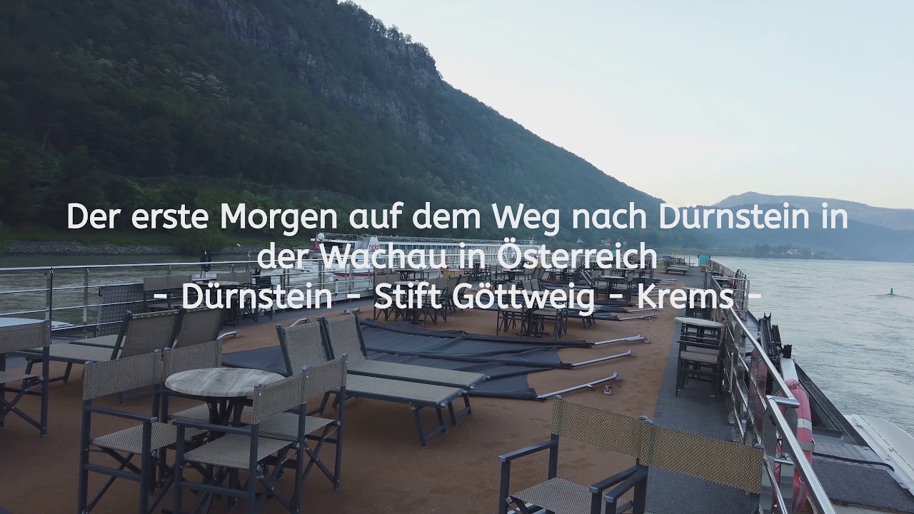 Start Reise MS Amelia Passau Richtung Dürnstein