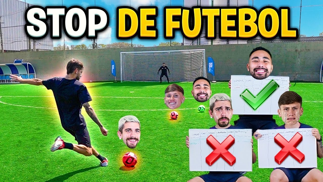 DESAFIO STOP DO FUTEBOL!! *SEJA RÁPIDO E FAÇA OS GOLS PARA GANHAR*