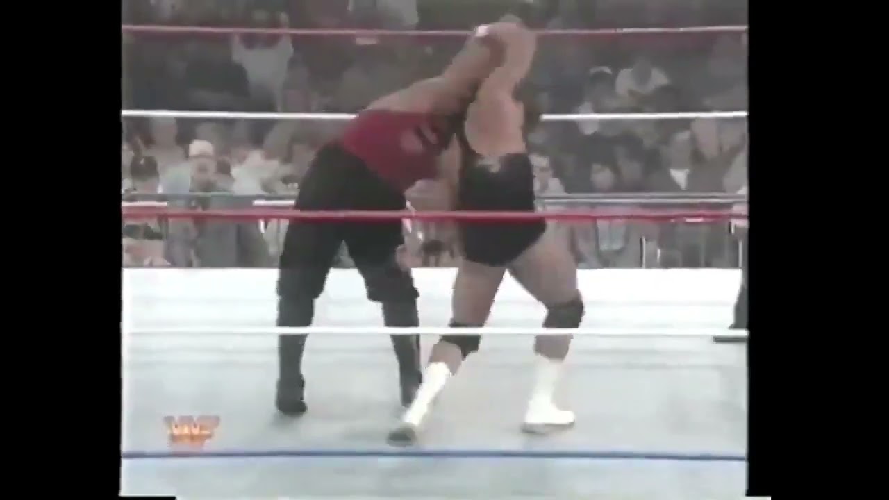 Kwang  takes on Jim Powers WWF All American Wrestling 94'