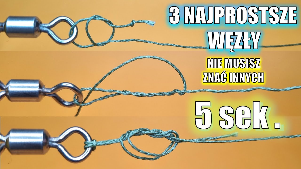 3 NAJPROSTSZE WĘZŁY DO KRĘTLIKA. 5 SEKUND.