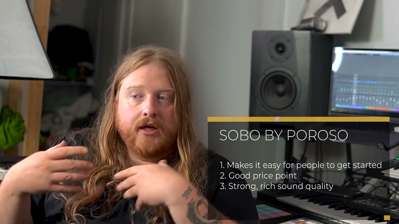 Sound Booth Overview, SOBO by Poroso