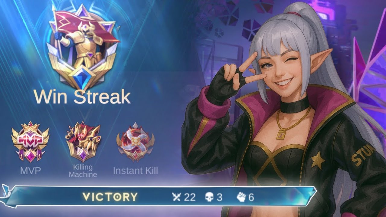 SELE﻿NA 22 KILLS META BUILD FOR RANKED IN 2025 ~ mobile legends 