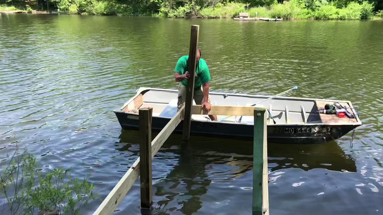 How We Built Our Dock Walkway on the Lake!