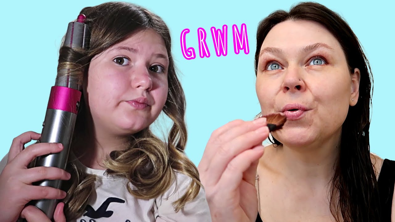 GET READY WITH US TO GO NOWHERE! 😂~ 1st day of online school! #8