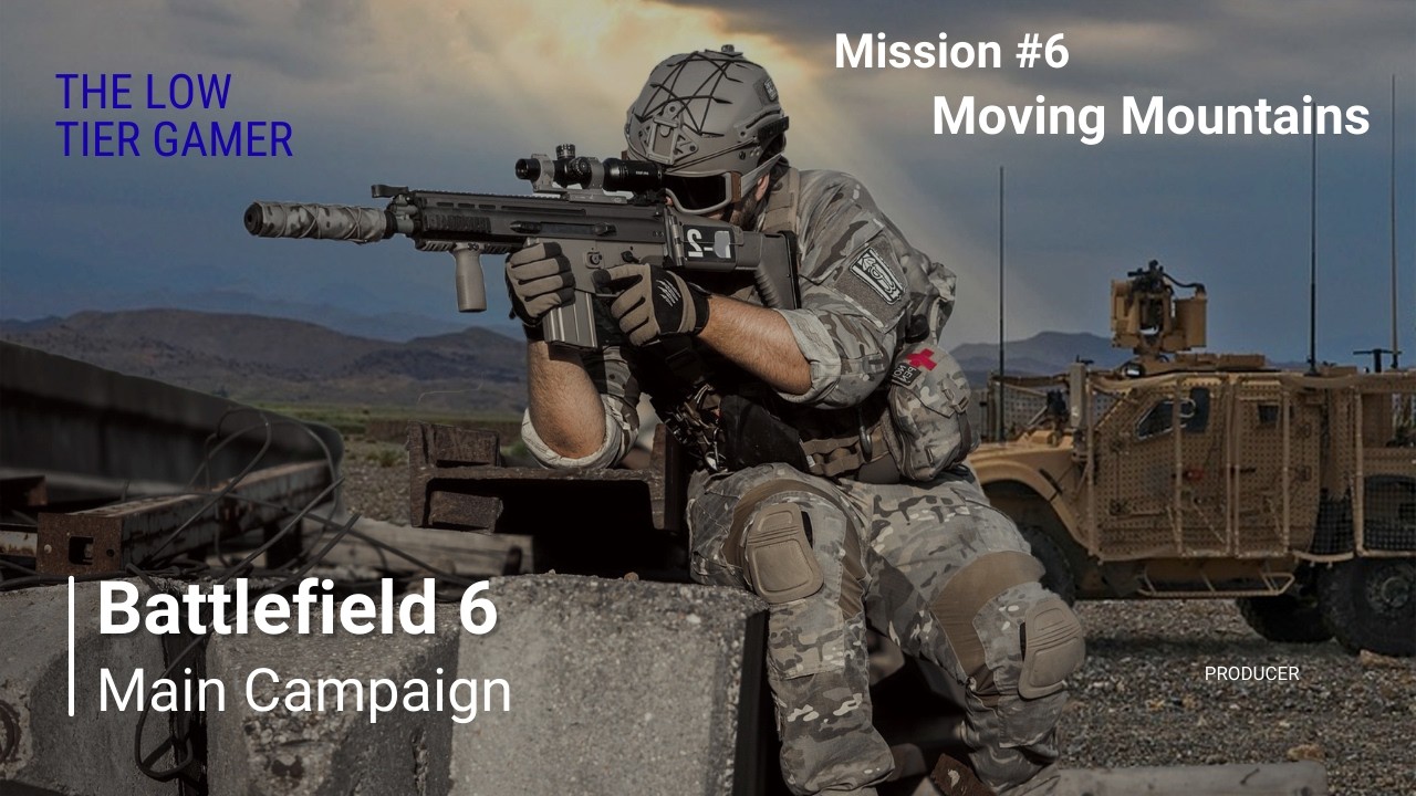Battlefield 6 Main Campaing Mission #6 MOVING MOUNTAINS