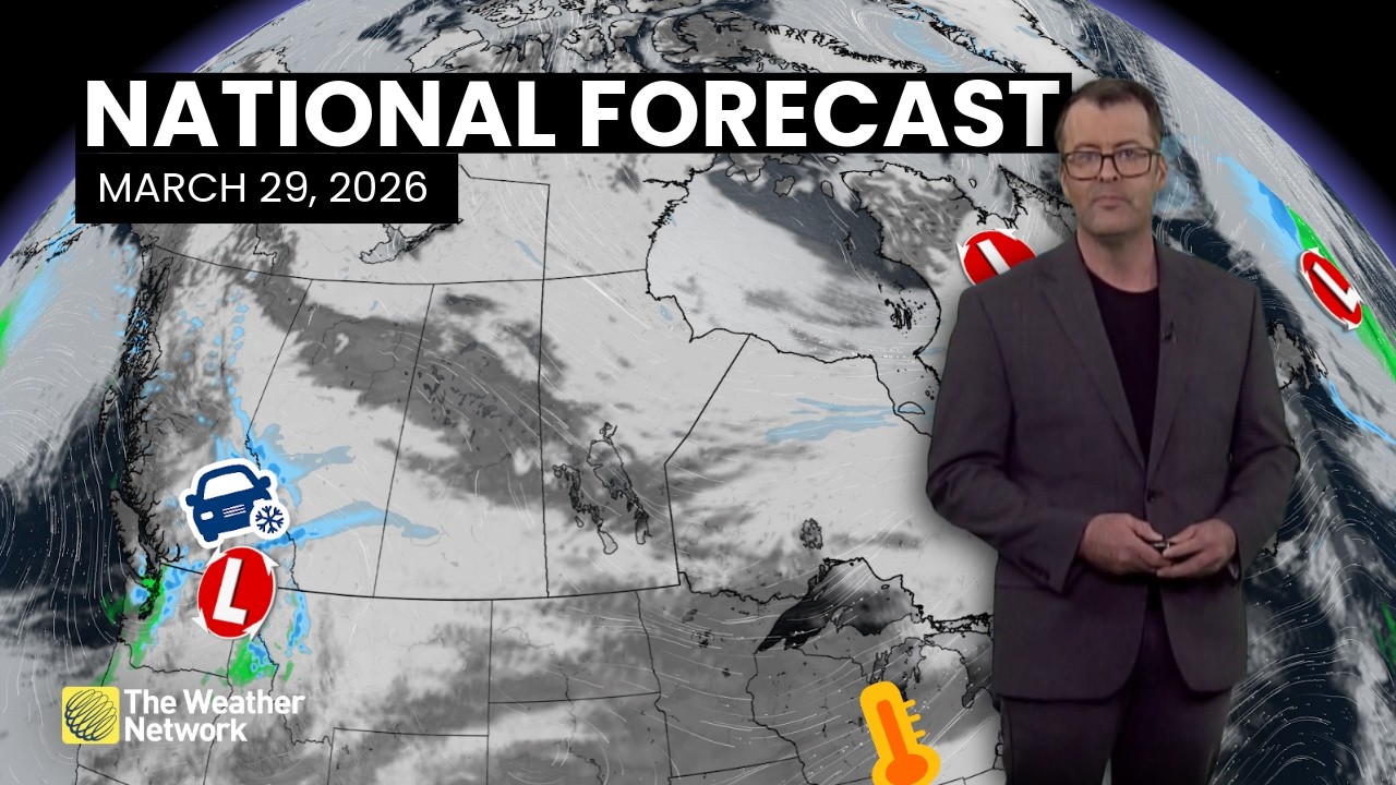 Canada's National Forecast - March 29, 2026 | #weatheram
