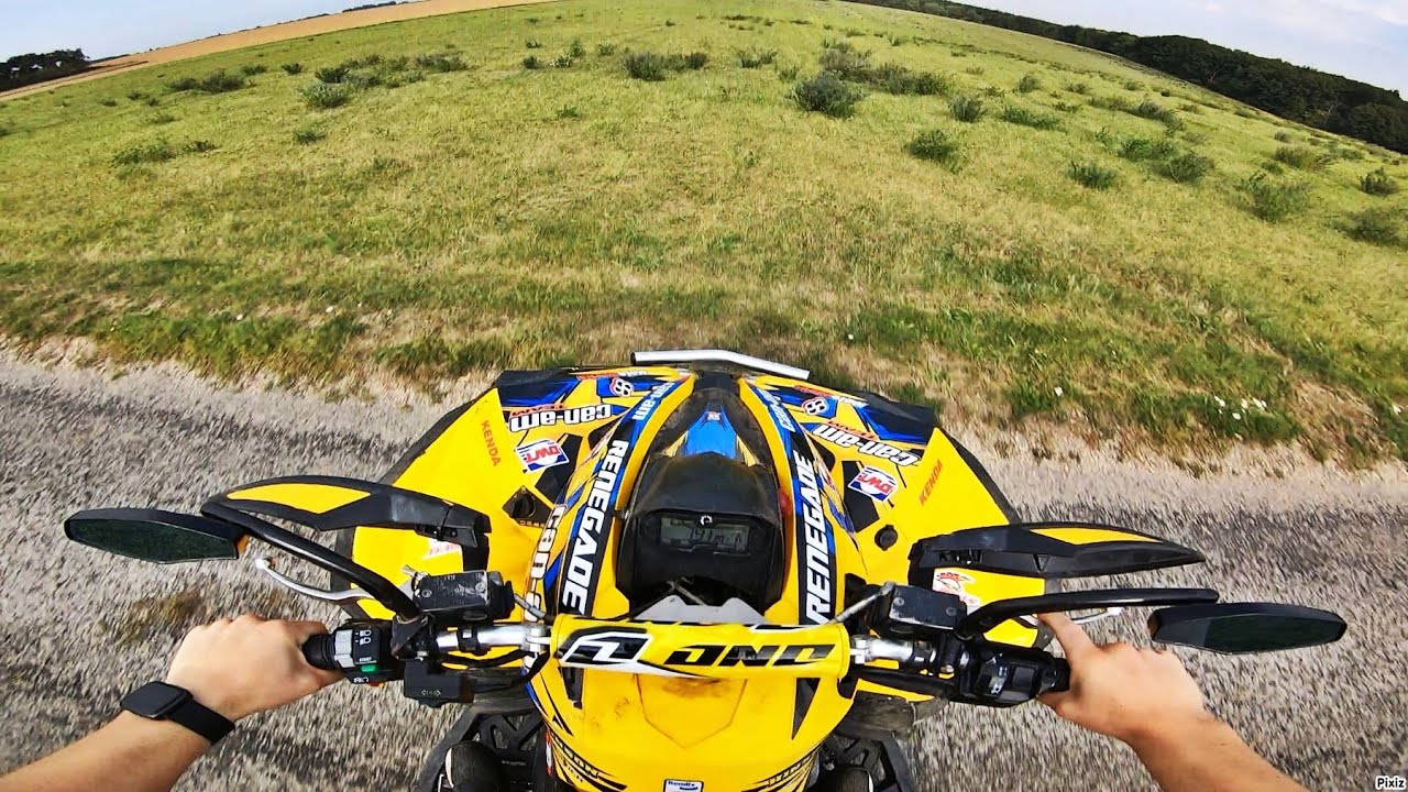ON TEST LA PUISSANCE DU 500 CAN AM RENEGADE