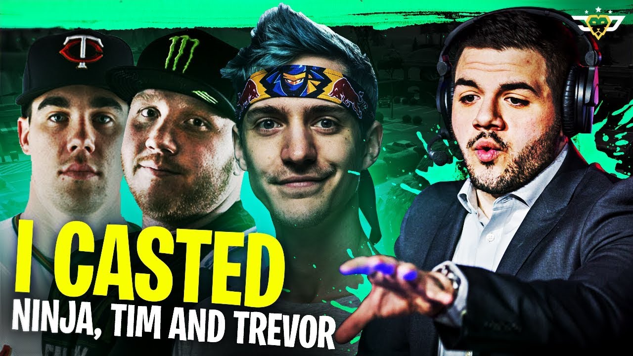 I CAST NINJA, TIM, AND TREVOR! I MADE TIM CRY! (Fortnite: Battle Royale)