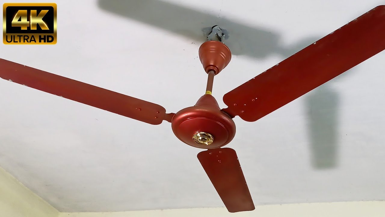 Ceiling Fan Fallen Down | Duskey Brown Most Beautiful Ceiling Fan in 4K60fps Fallen Test