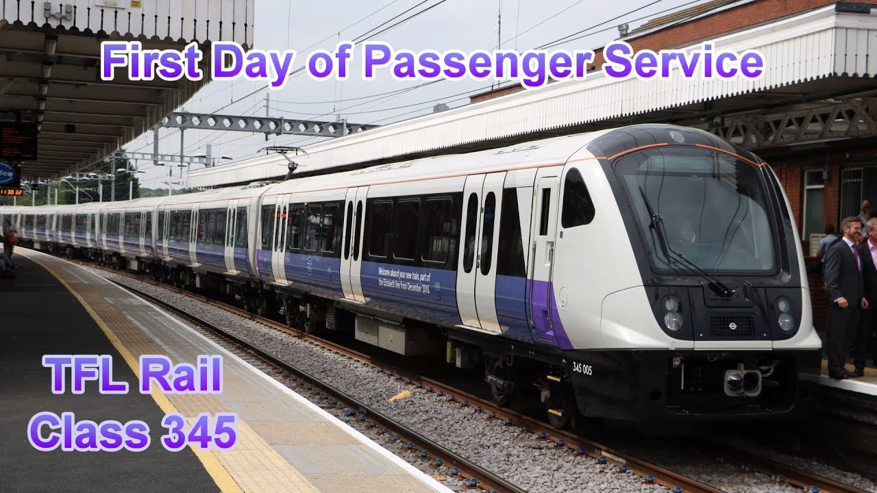 |New Trains| First Day of Passenger Service: TFL Rail Class 345