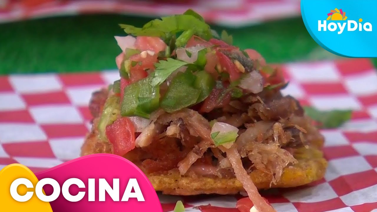 Tostones con puerco ripiado: prepara esta deliciosa botana para disfrutar del Super Bowl