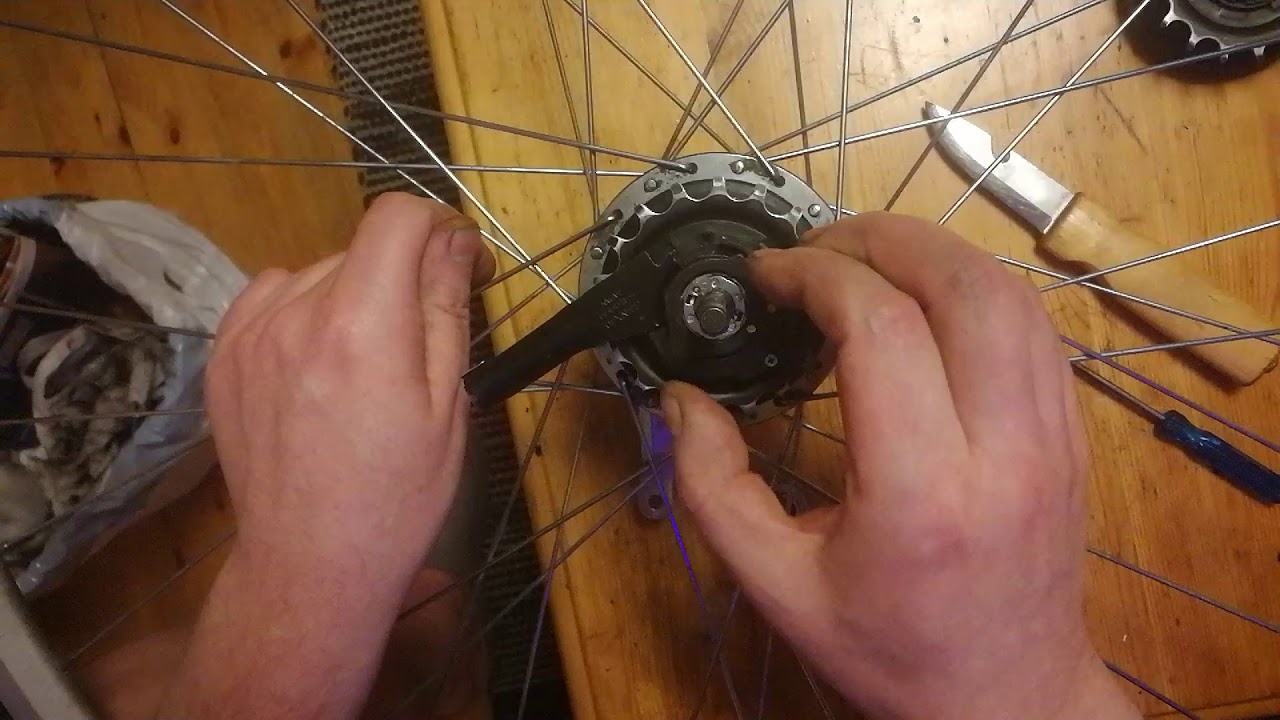 Shimano Nexus 7v SG-15 vaihdevipujen kasaus