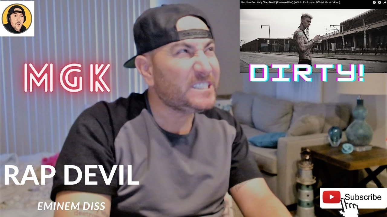 Machine Gun Kelly 'Rap Devil' - Eminem Diss - First Time Hearing Reaction