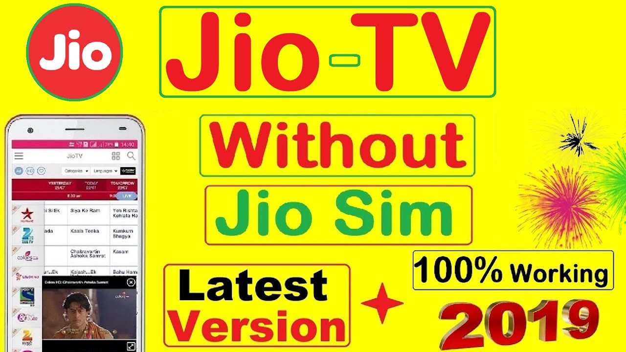 How to use JioTv Without Jio Sim Card | Use jiotv app in any sim card | Jio tv latest MOD apk