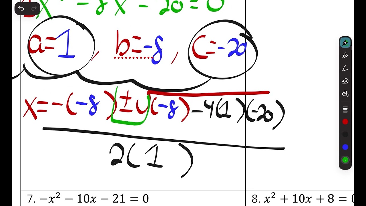 5.3 Solving Quadratics by Square Root and the Quadratic Formula 