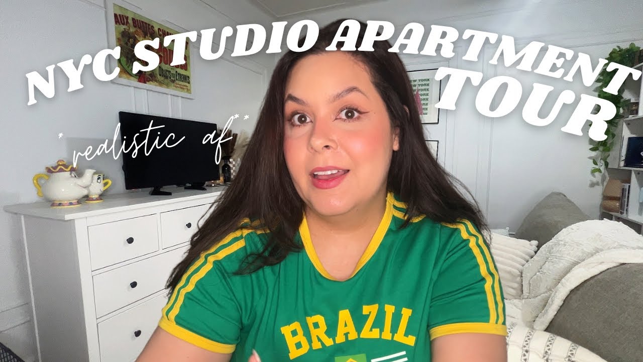 NYC studio apartment tour | very realistic apartment in manhattan