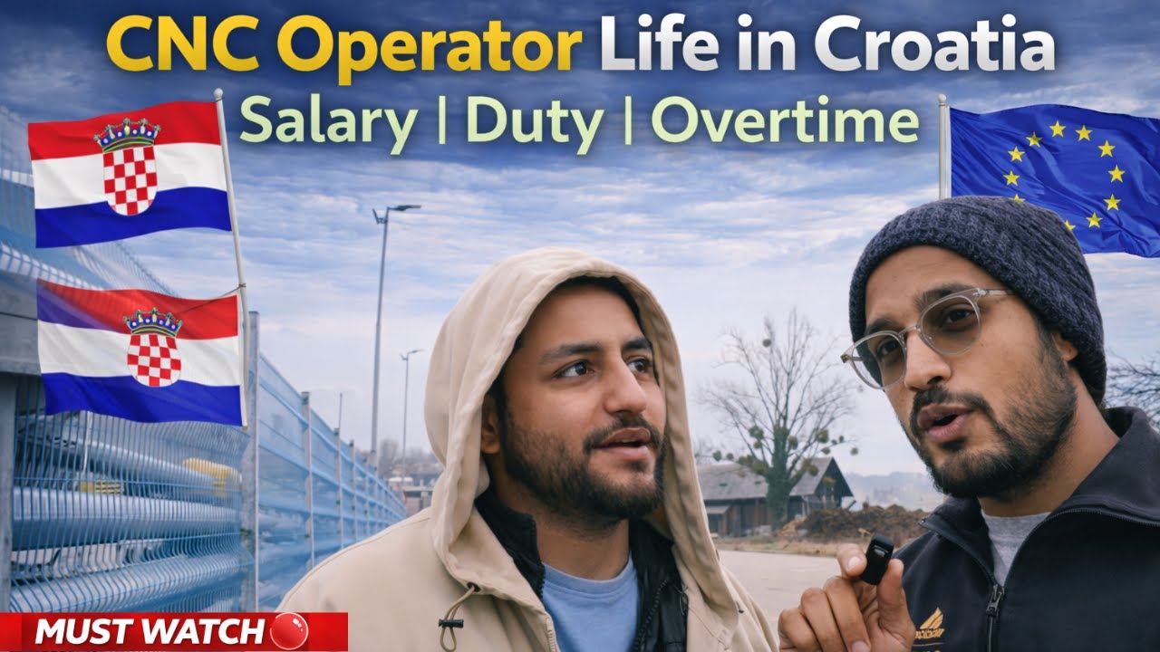 Croatia Cnc Operator Life | Interview | Salary | My First Interview With @perry.ramgharia