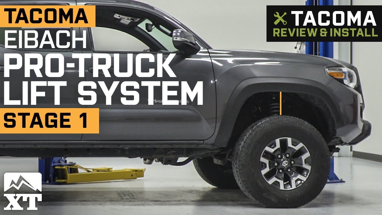 Tacoma Eibach Pro Truck Lift System - Stage 1 (2016-2019) Review & Install