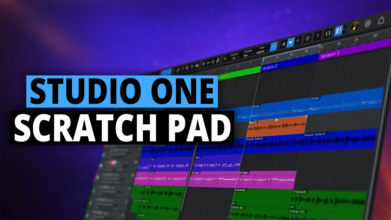 Studio One | Scratch Pad