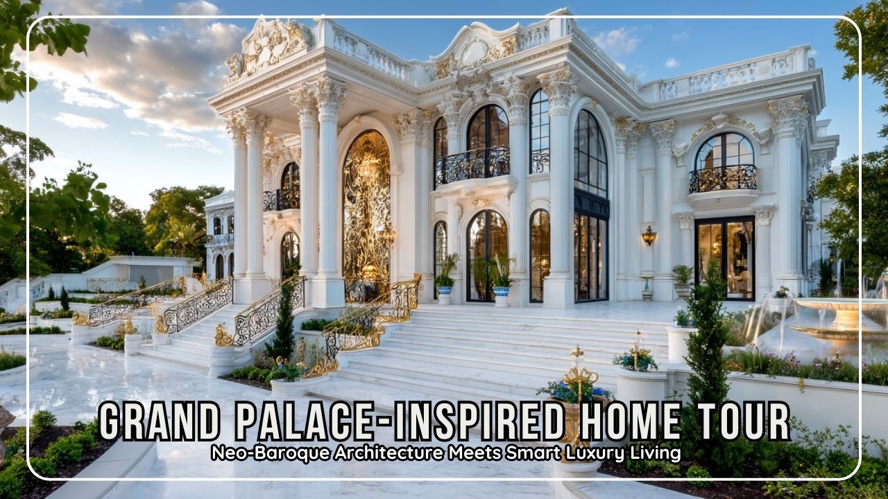 Grand Palace-Inspired Home Tour | Neo-Baroque Architecture Meets Smart Luxury Living