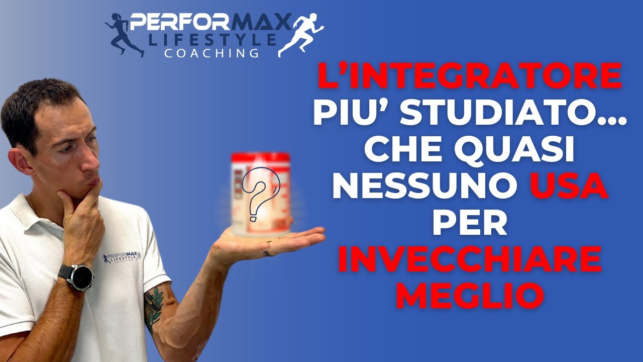 L'integratore più studiato e sicuro, ma che quasi nessuno usa per la longevità!