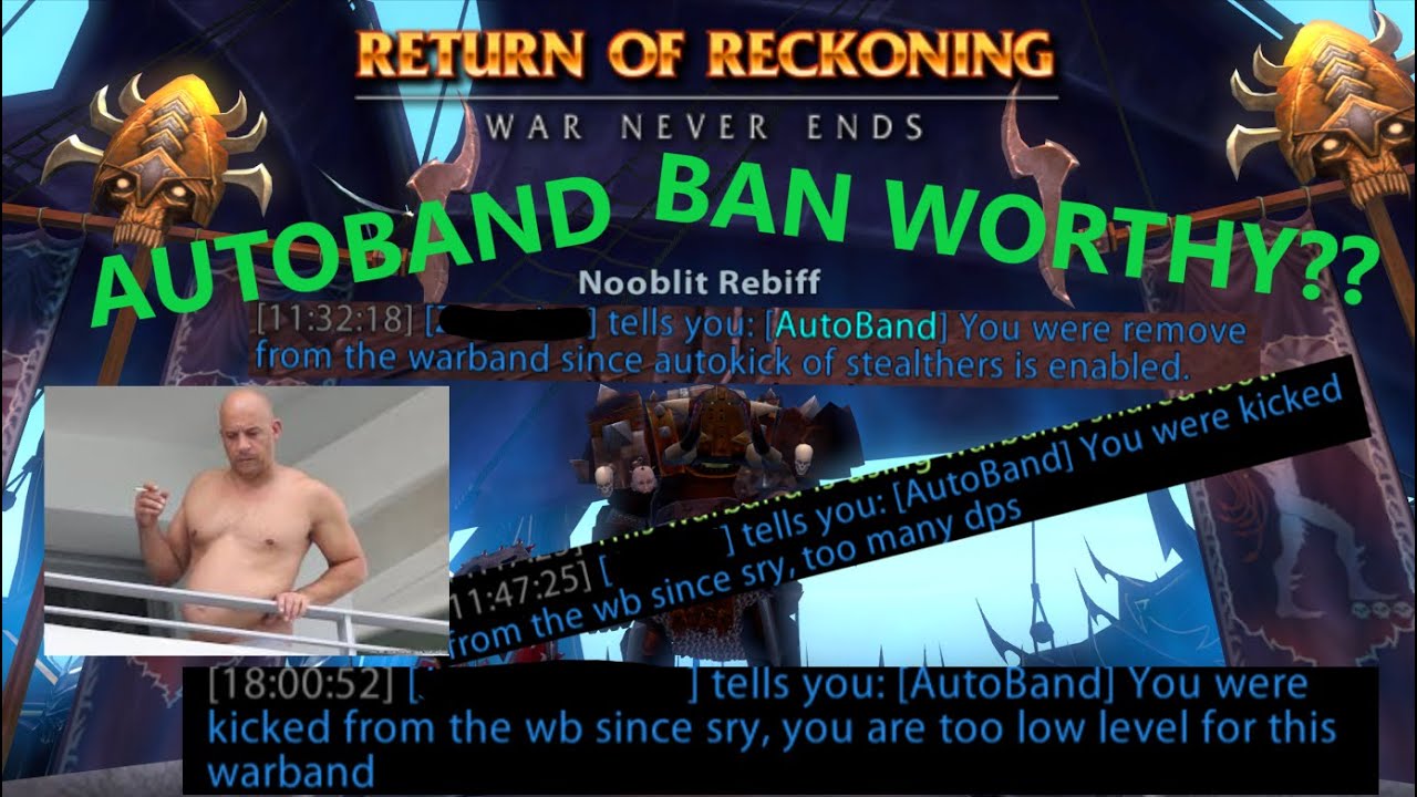 Warhammer RoR Autoban нужно ЗАБАНИТЬ.