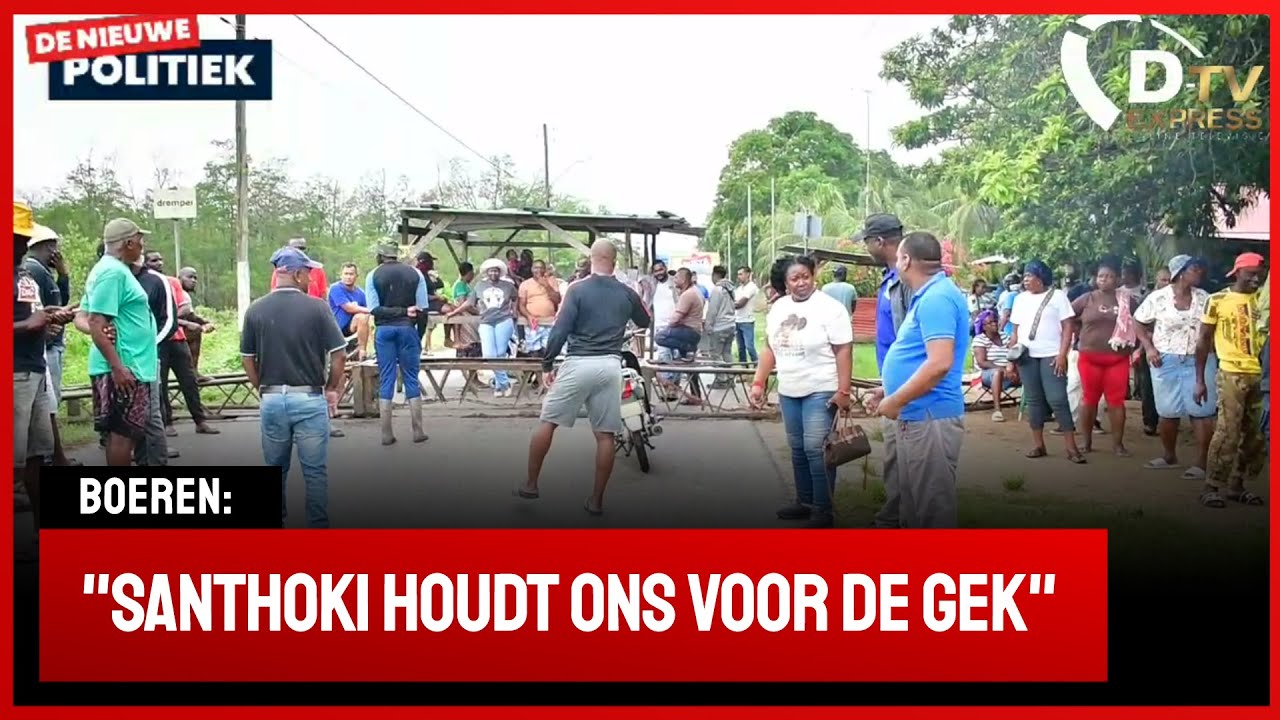 🚀 De Nieuwe Politiek Live • Coronie boos: weg gebarricadeerd (Suriname)